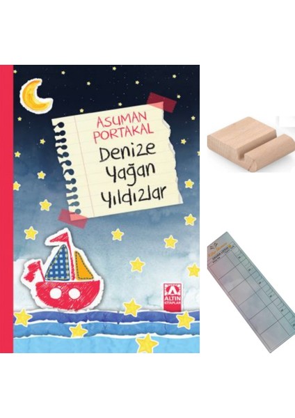 Denize Yağan Yıldızlar / Asuman Portakal / 4. Sınıf / 9-10 Yaş Hikaye+Tablet Tutucu+Takip Ayracı