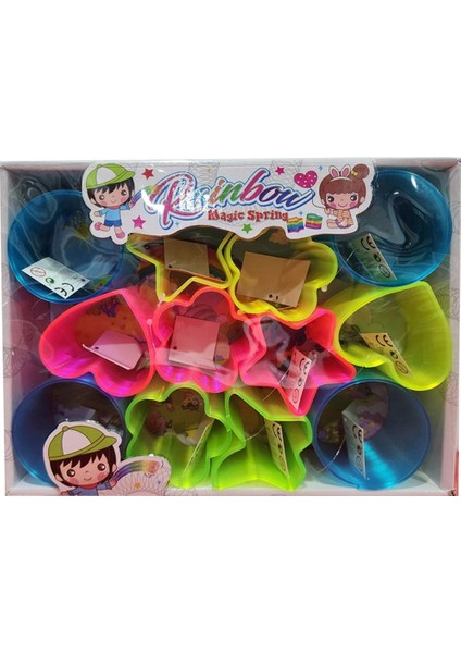 Oyuncak Geometrik Şekilli Renkli Stres Yayı CTOY-A7012-2