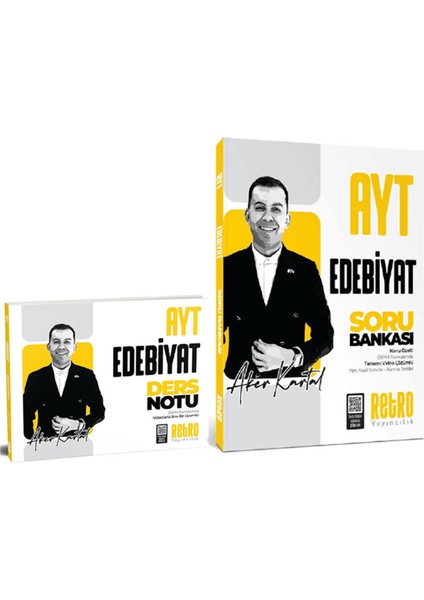 2026 Yks Ayt Edebiyat Ders Notları + Soru Bankası Tamamı Video Çözümlü Retro Yayıncılık fiyatları