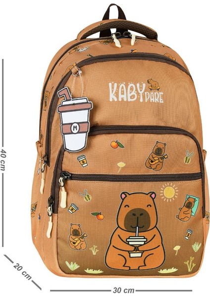 Kapipara Ilkokul Çantası 3 Lü Set Açık Kahve fiyatları