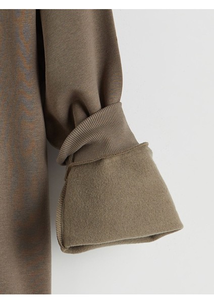 Yeni Sezon Bisiklet Yaka Nakışlı Erkek Kalın Sweatshirt fiyatları