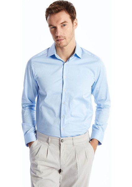 Yeni Sezon Slim Fit Uzun Kollu Erkek Gömlek