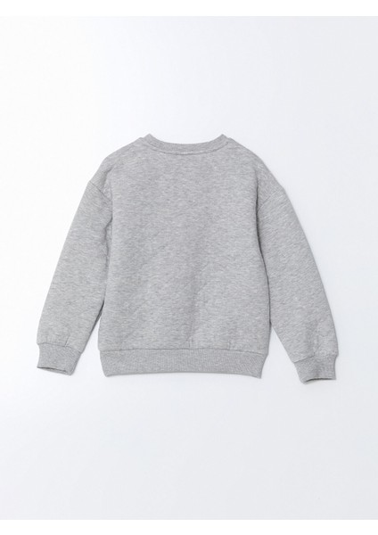 Yeni Sezon Bisiklet Yaka Kız Çocuk Sweatshirt modelleri