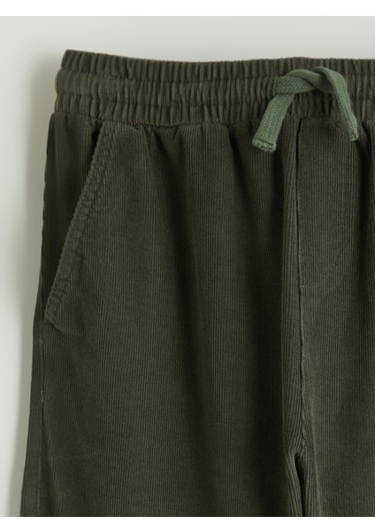 Yeni Sezon Beli Lastikli Kadife Erkek Çocuk Pantolon modelleri