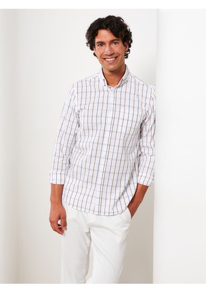 Yeni Sezon Regular Fit Uzun Kollu Ekose Erkek Gömlek modelleri