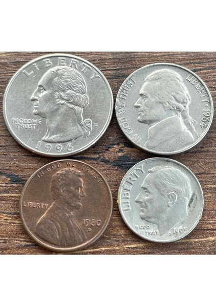 Amerika Eski Koleksiyonluk Madeni Para Lotu