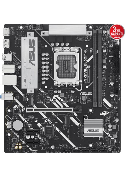 Asus Prıme B860M-K 2x Ddr5 Dp/hdmı 2x M.2 1x 2.5glan Usb3.2 1851P Anakart fiyatları