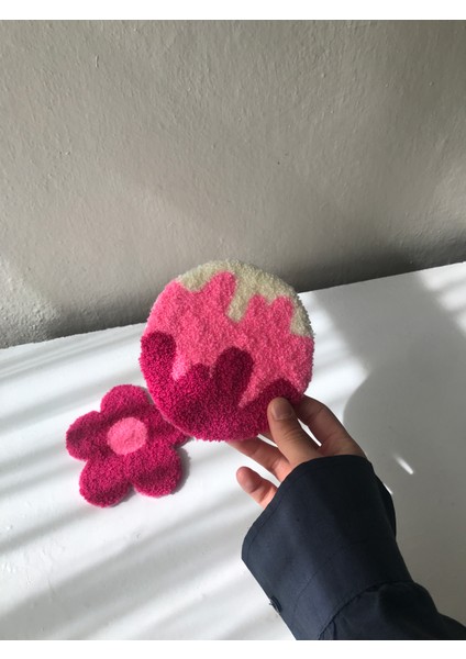 Dekoratif 3'lü Punch Bardak Altlığı Sunumluk Seti