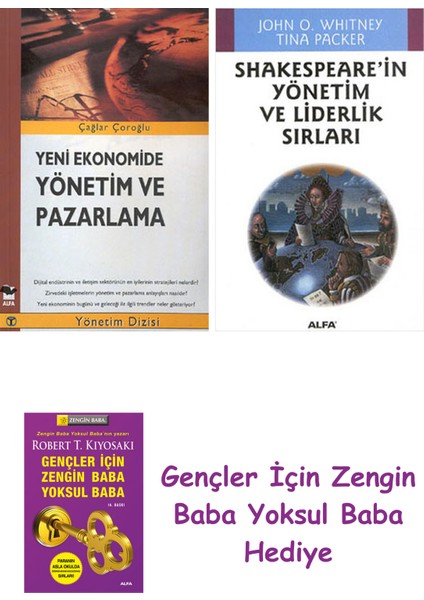 Yeni Ekonomide Yönetim ve Pazarlama + Shakespeare'in Yönetim ve Liderlik Sırları