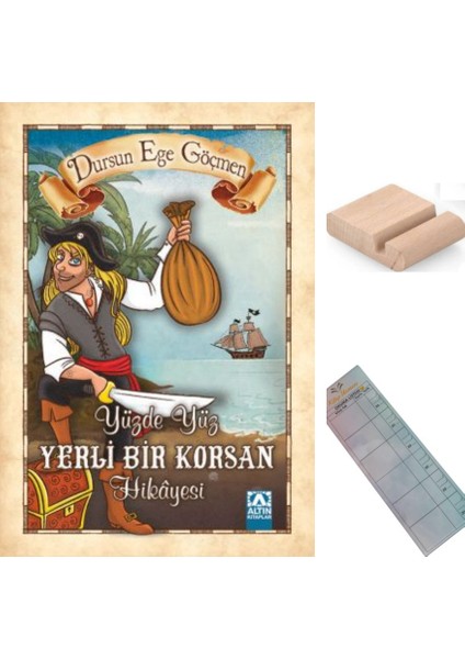 Yüzde Yüz Yerli Bir Korsan Hikayesi / Dursun Ege Göçmen / 4. Sınıf / 9-10 Yaş Hikaye +Tablet Tutucu