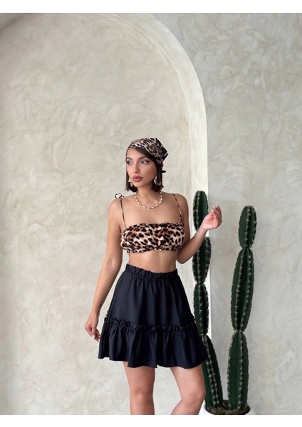 Çingene Keten Etek Siyah S24808