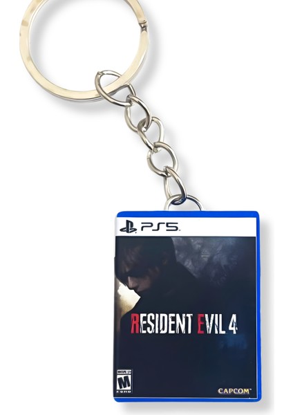 Resident Evil 4 Ps5 Minyatür Oyun Kutusu Anahtarlık