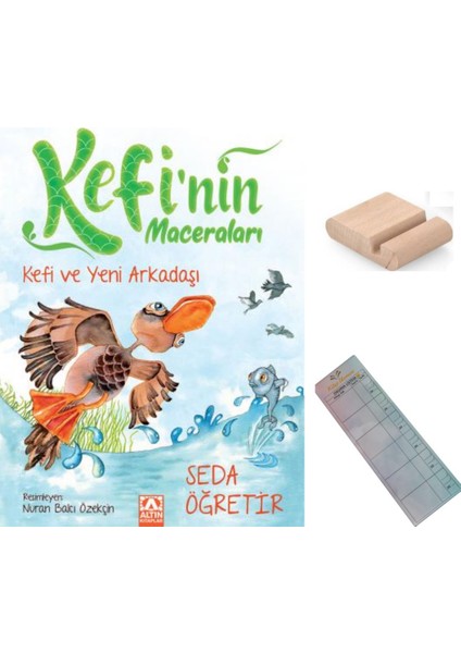 Kefi ve Yeni Arkadaşı / Kefi'nin Maceraları / Seda Öğretir / 2. Sınıf / 6-7 Yaş Hikaye+Tablet Tutucu
