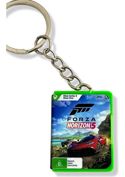 Forza Horizon 5 Xbox Minyatür Oyun Kutusu Anahtarlık
