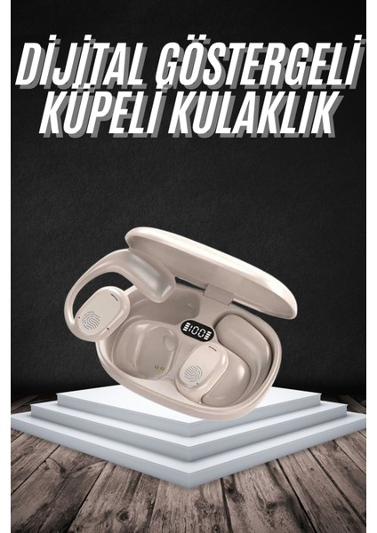 Lvsqvr Android ve Ios Uyumlu Bluetooth Küpe Kulaklık Bluetooth Kulaklık Kablosuz