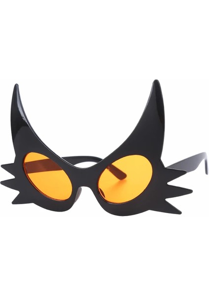 Ieg® Siyah Renk Bıyık Tasarımlı Kedi Gözlüğü 19X11 cm (4887)