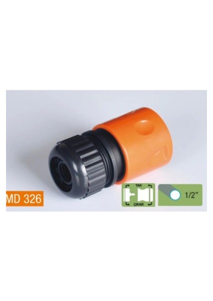 Ieg® Hortum Bağlanti Adaptörü 1/2 (4887)