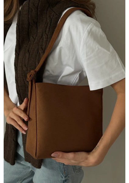 Calm Süet El ve Omuz Çantası modelleri