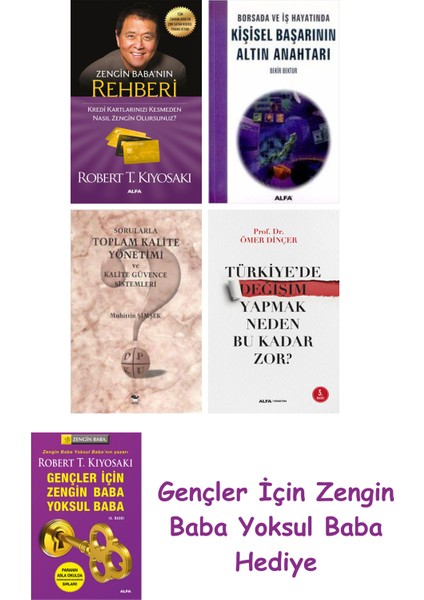 Zengin Baba’nın Rehberi + Kişisel Başarının Altın Anahtarı + Sorularla Toplam Kalite Yönetimi ve ...