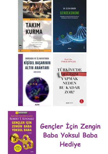 Takım Kurma + Genoekonomi + Kişisel Başarının Altın Anahtarı + Türkiye'de Değişim Yapmak Neden Bu...