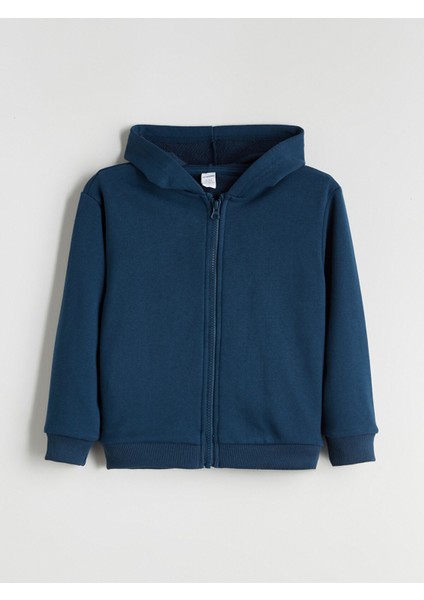 Yeni Sezon Kapüşonlu Erkek Çocuk Fermuarlı Sweatshirt