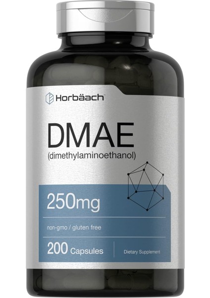 Dmae Dimethylaminoethanol Bitartrate 250 Mg 200 Caps