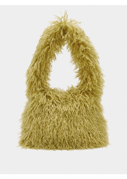 Kürk Efektli Tote Çanta