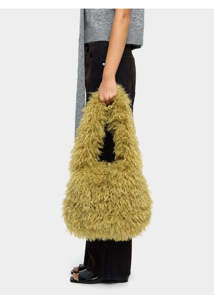 Kürk Efektli Tote Çanta fiyatları