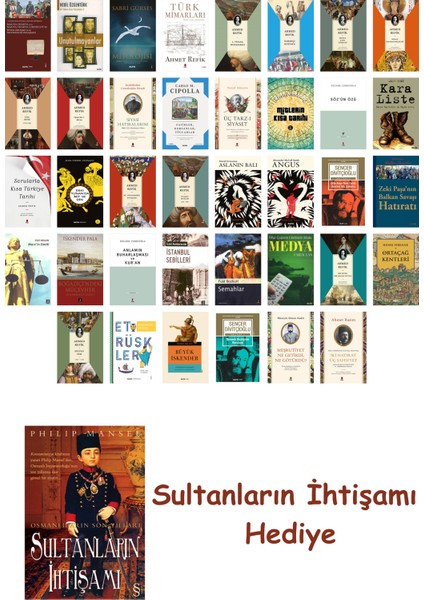 38 Kitaplık Tarih Seti + Sultanların Ihtişamı