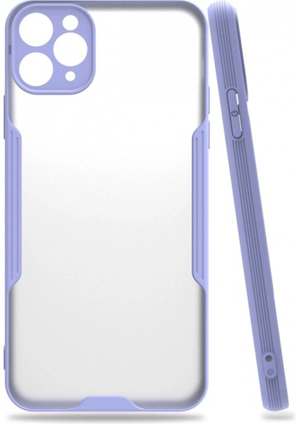 Ieg iPhone 11 Pro Kılıf Platin Silikon - Lila