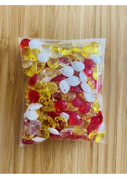 Oya, Abiye, Havlu, Takı, Örgü Vb. El Işleme Plastik Gözyaşı Damla Boncuk. Renkli. indirimleri