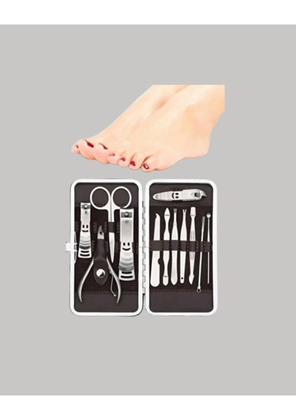 Profesyonel Tırnak Bakım Seti Çelik Ali Şık Deri Çantalı modelleri