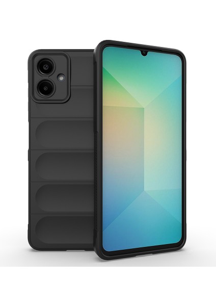 Samsung Galaxy A07 Kılıf Kamera Korumalı Oyuk Desenli Lux Etnik Silikon