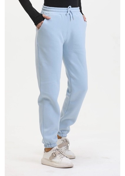 Lvsqvr 3 Iplik Şardonlu Paça Lastikli Eşofman Bebe Mavi İS001 (Beden: Xl)