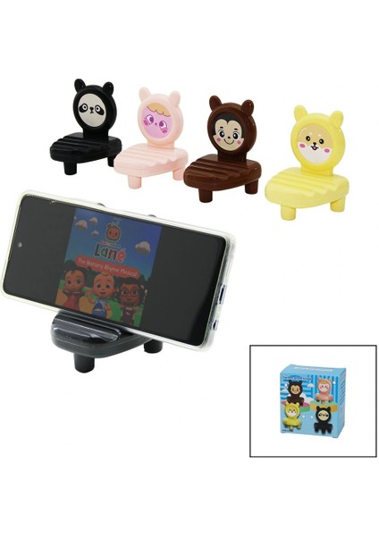 Ieg® Üçgen Sehpali Renkli̇ Plasti̇k Mi̇ni̇ Telefon Tutacak 3 Kanalli (4887)