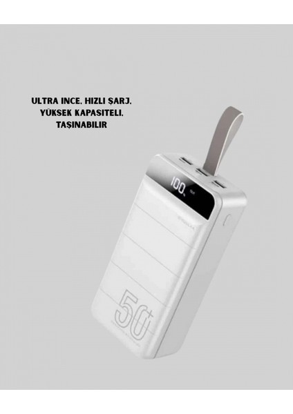 50000MAH LED Göstergeli Taşınabilir Şarj Cihazı modelleri
