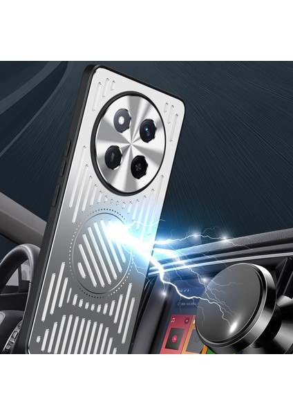 Honor X60 Kılıfı, Manyetik Metal Isı Dağıtıcı Koruyucu Kılıf-Siyah (Yurt Dışından) fırsatları