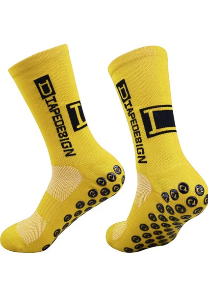 Kaydırmaz Silikon Tabanlı Futbol Çorabı Kauçuk Havlu Taban Dikişsiz Maç Sporcu Tozluk Halı Saha Maç