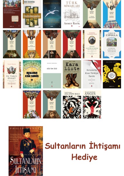 22 Kitaplık Tarih Seti + Sultanların Ihtişamı