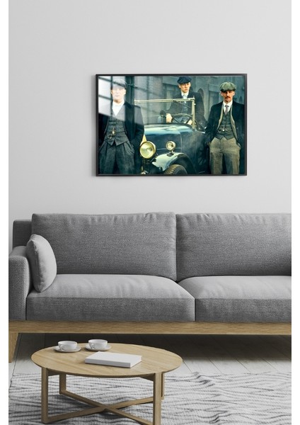 Peaky Blinders Çerçeveli Metal Poster Tablo