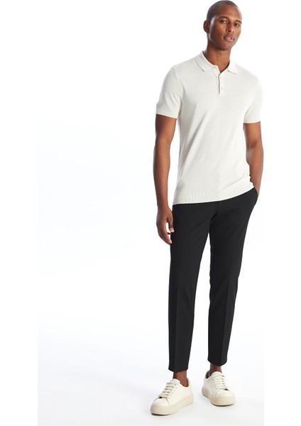 Yeni Sezon Polo Yaka Kısa Kollu Erkek Triko Kazak modelleri