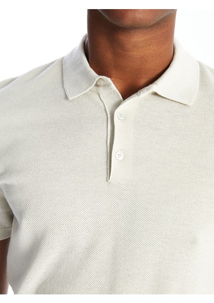 Yeni Sezon Polo Yaka Kısa Kollu Erkek Triko Kazak fırsatları