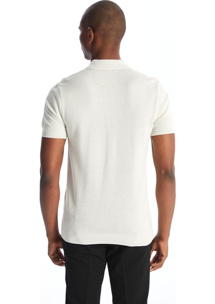 Yeni Sezon Polo Yaka Kısa Kollu Erkek Triko Kazak indirimleri