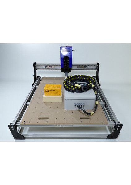- Ztc Mıll Model Masaüstü Cnc Makinesi 2'si 1 Arada 20 Watt Optik Lazer + Router Makine 40X40 cm Işlem Alanlı
