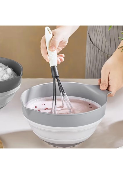 Katlanır Mikser Kabı Qlux Katlanır Kapaklı Kase Bpa Içermez L-00960 Mikser Kabı 3250 ml fiyatları