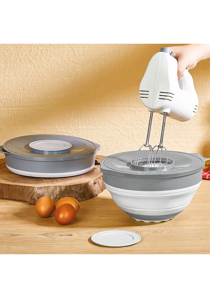Katlanır Mikser Kabı Qlux Katlanır Kapaklı Kase Bpa Içermez L-00960 Mikser Kabı 3250 ml modelleri