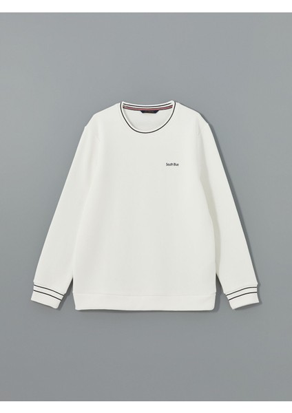 Yeni Sezon Bisiklet Yaka Uzun Kollu Erkek Sweatshirt indirimleri