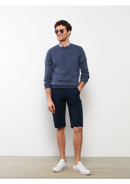 Yeni Sezon Bisiklet Yaka Erkek Triko Kazak