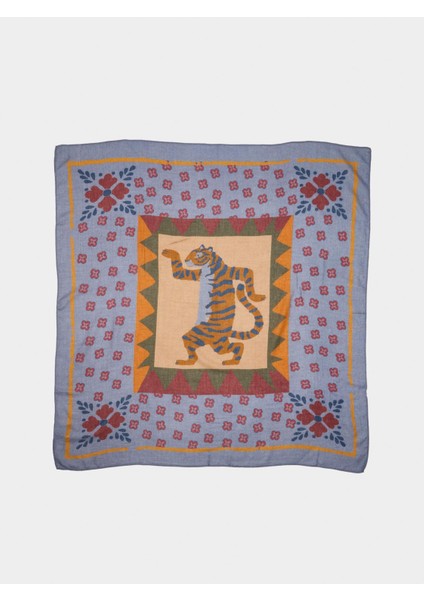 Yün Karışımlı Kare Desenli Eşarp fiyatları