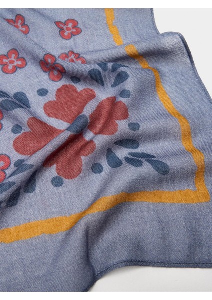 Yün Karışımlı Kare Desenli Eşarp fırsatları